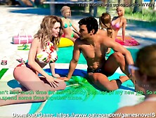 Mother and Wife Movie Scene 11 Nice-Looking Stepmother Youthful woman Married on the Beach with her Stepson and Stepdaughter Cha