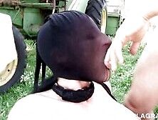 Bdsm Whores Sharing A Huge Dick Outdoor