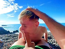 Gay Twink Adventure At The Public Beach