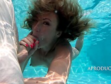 Underwater Deep Throat Rimming Ass Fingering Fucking