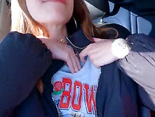 Real Russian Teenager Hitchhiker cunt with mouth Agreed to Make deeply Head Stranger for Money and Swallowed Cum - MihaNika69 an