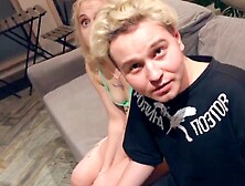 Hot Babe MOLLY CUTE Fucked Hard In Front Of Her Boyfriend - POV Sex