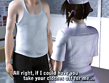 Doctor and Big Breasted Nurse Serving Patients - Hentai 3D 79