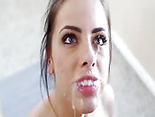 Hot Girl Tasting Cum