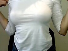 Webcam Girl Flashes Her Tits for Us