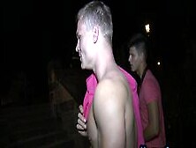 Handsome Amateur Stud Barebacked Outdoor In Public Place