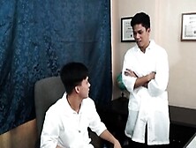 Slim Asian Doctor Sucked Off And Toyed