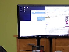 Charismatic lady Isabella Lui screams hard from credit managers pounding