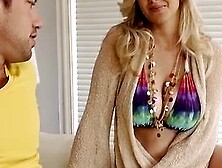 Julia Anne's Big Melon Boobs Bounce While Getting Fucked Hard