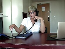 Sexy Secretary Brooks Rides Dildo In Office Xxx - Hannah Brooks