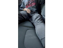 Cock And Feet In Car