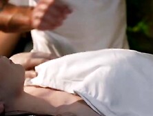 Elegant BDSM Couple - Girl's Submissive Bondage Training with Dominatrix in Red Lingerie