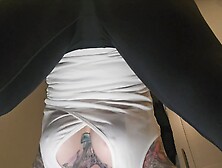 Stretching And Twerking In Tight Leggings