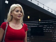 Superb blondes Riley Steele & Elsa Jean are sharing lucky man in 3some