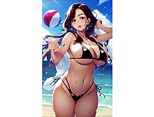 Hentai Babes At The Beach Picture Compilation
