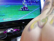 Tattooed Blonde Babe Anal Fucked By Huge Cock