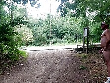 caught naked in public wanking my tiny dick