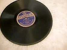 Antique Gramophone Records Smashed With Stilettos