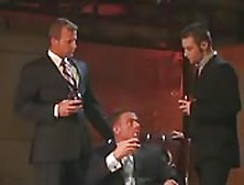 Men In Suit Amazing Threesome Sex