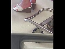 Older Big Bodied Woman Feet