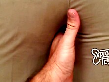 Very lustful teen with a large booty and boobs sucks a chubby shlong