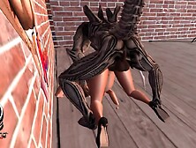 Anita Cock's Taken By An Alien Scene