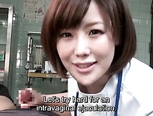 Subtitled Cfnm Japanese Female Doctor Gives Patient Handjob