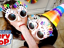 Step Mom And Step Aunt Melody Minx & Tifa Quinn Give Birthday Boy A Special Gift - Pervmom