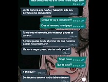 Chat sweet con mi hermanastra pequeña no queria pero me la termino cogiendo doggy! Natasha Caseros
