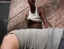 Twink Suck A Big Black Dick In A Prison