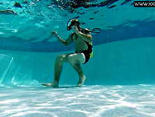 Minnie Takes Dick Underwater