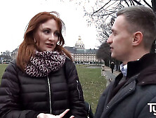 Big ass redhead Eva Berger assfucked by a hard french cock
