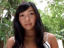 Pretty Japanese Chick Nana Ogura With Tan Lines Moans During 3-Way