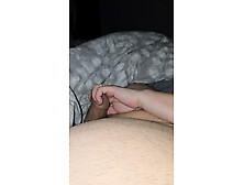 Step mom handjob massive stepbrother dick in erection for fun