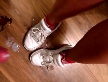 Cum On Cute Feet + Shoes Cumpilation Chucks Converse Boots Snealers Cumshot