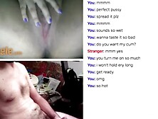 Perfect Omegle Wet Pussy Girl Makes Me Cum - With Sound