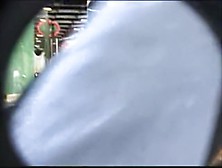 Sweet bimbo is teasing with the real exciting up skirt ass