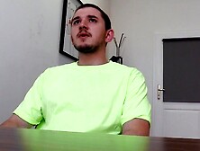 Candidate Gives A Blowjob To A Boss At The Job Interview