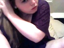 Chubby teen 18+ gal performs on webcam