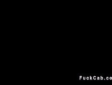 Slim blonde with huge tits bangs in cab