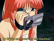 Blindfold hentai double penetration by some brats