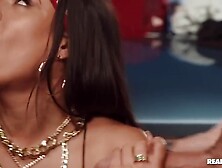 Tony Rubino,  Tyler Steel And Luna Star - Dark-haired Nympho With Big Boobs Screwed In The Garage