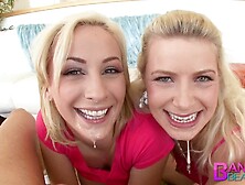 Banging Beauties Sloppy Double Blowjobs Anikka Albrite Mike Adriano