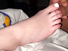 Suckinng Sleeping Moms Toes And Rubbing My Dick