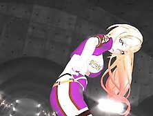 Durandal Honkai Impact 3 Hentai Mmd Undress Dance Spit It Out Purple Suit Color Edit Smixix