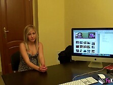 Small-titted cutie Mayka Torres removes her clothes and gets dicked