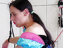 Bondage Teen Submits To Her Dom Master