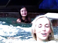 Babe Stepmom Seduces Long natural Tit Daughter to Dyke Sex