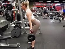 Brunette And Blond Fit Chicks Exercising