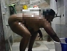 Part 2 House Maid Bathing Infront Of Owner